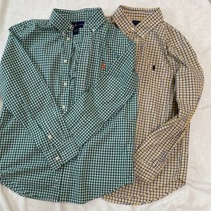 2 boys polo dress shirt size 14-16